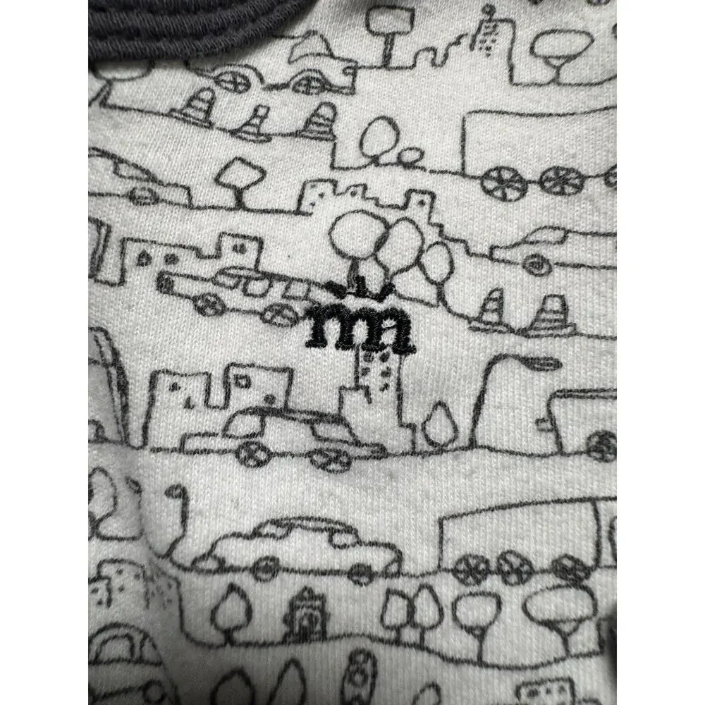 Magnetic Me Baby 3-6M Footed Magnetic Sleeper Cars Trucks City Print